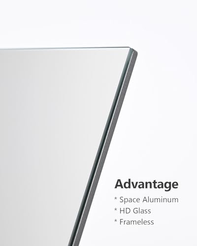 12"x7" Frameless Makeup Mirror