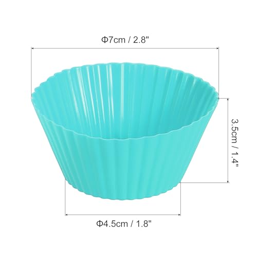 18Pcs Silicone Cupcake Liners (18 Count)