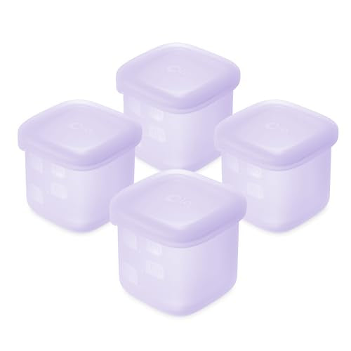 Silicone Baby Food Storage Containers 4pk (4 Count)