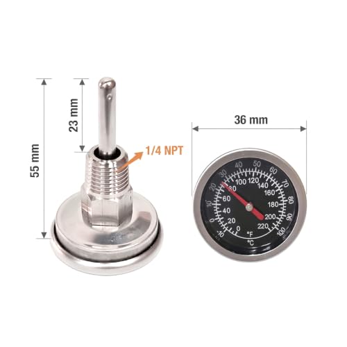 Temperature Probe Meter Gauge