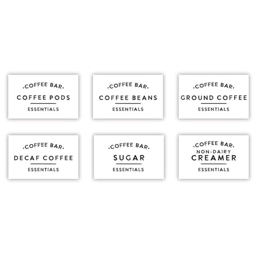 Coffee Bar Gifts Glass Coffee Canister with Wood Lid