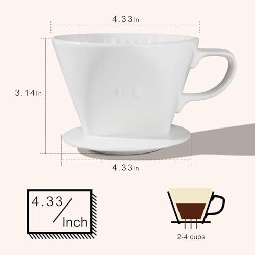Handmade Pour over Ceramic Coffee Dripper