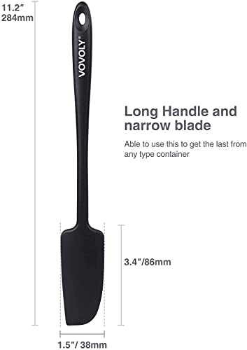 2 Pack Vovoly Silicone Jar Spatulas (2 Count)