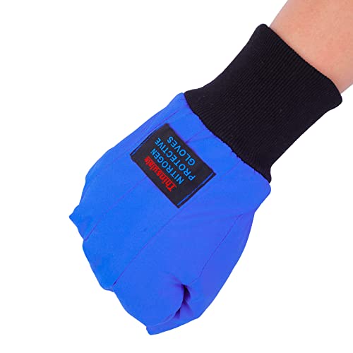 Cryogenic Gloves Low Temperature LN2 Liquid Nitrogen Protective Gloves Cold Storage Safety Frozen Gloves