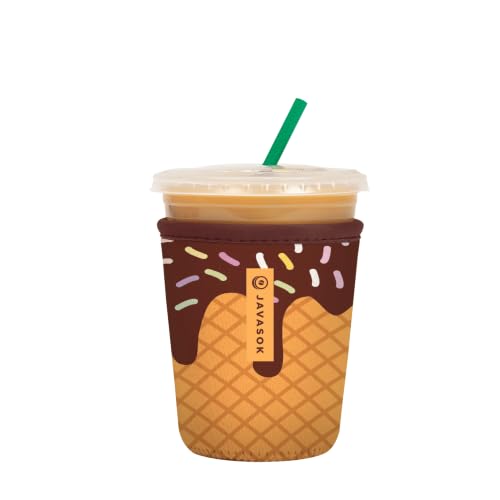 JavaSok Iced Coffee & Cold Soda Insulated Neoprene Cup Sleeve