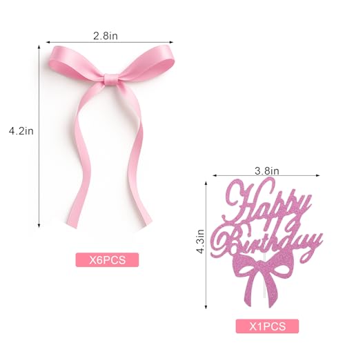 Bow Cake Topper (7 Count)