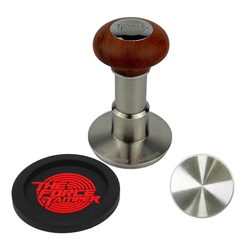 54.00mm Standard Set Reddish Brown Wooden Jellyfish Handle Coffee Tamper
