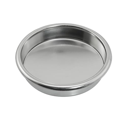Backwash Tray 58x15mm Stainless Steel Backwash Blind Basket Coffee Machine Powder Bowl Stainless Steel Back Flush Filter Basket For Espresso Machine Cleaning Tray