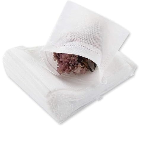 400 Pcs Tea Filter Bags Empty Tea Bags Drawstring Seal Tea Infusers Bag for Loose Leaf Tea (400 Count)