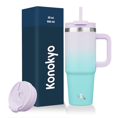 30 oz Insulated Tumbler Water Bottle with Handle