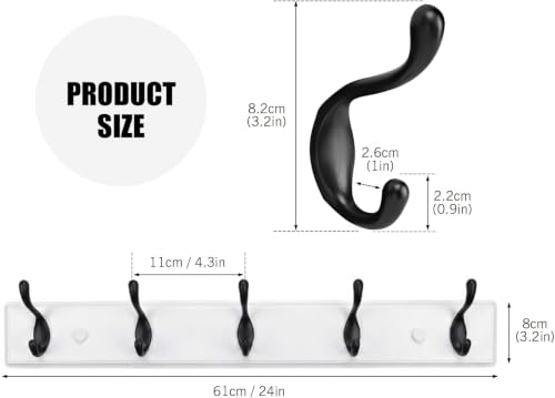Heavy Duty Wooden Coat Rack