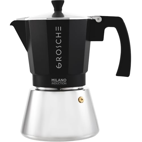 Milano Induction Stovetop Espresso Maker Moka Pot 9 Cup