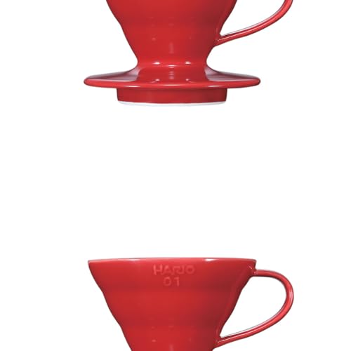 VDCR 02R V60 02 Coffee Dripper Ceramic Red Coffee Drip for 1