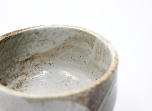 Japanese Traditional Handcrafted Mino Matcha Chawan Tea Bowl Cup Ceremony Tableware Pottery