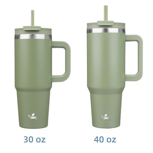 30 oz Insulated Tumbler Water Bottle with Handle
