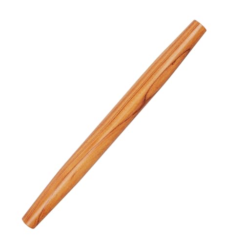 Natural Solid Bubinga Wood French Rolling Pin for Baking
