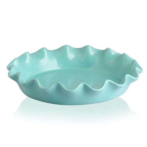 Sweejar Ceramic 11.5 Inches Pie Pan for Baking