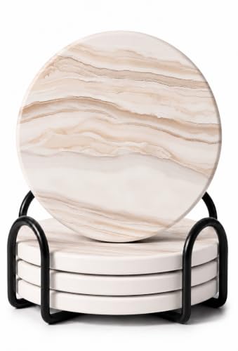 Ceramic Coasters Set of 4 (4 Count)