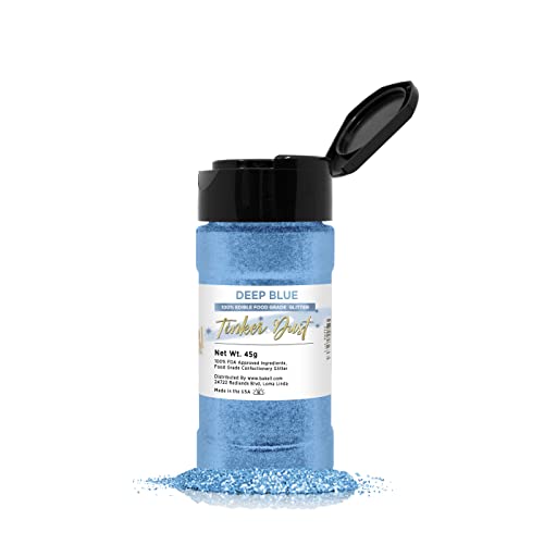 Deep Blue Edible Glitter