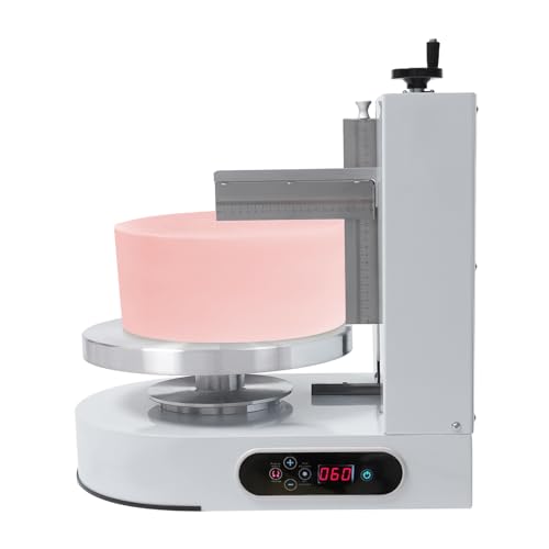 Cake Decorating Coating Machine Automatic Cake Cream Spreading Coating Filling Machine Birthday Cake Cream Smoother Bread Cream Spreading Machine Suitable for 4