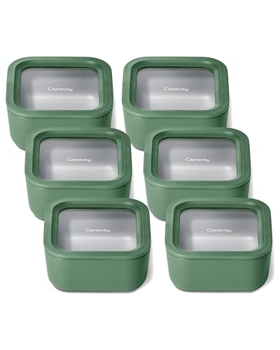 6 Piece Glass Food Storage Container Set (6 Count)