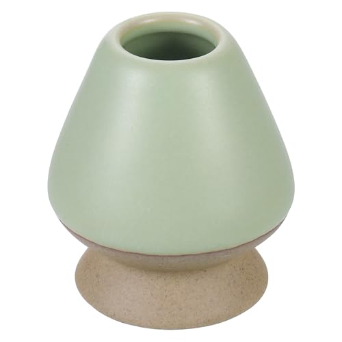 Ceramic Chasen Stand 66mm Matcha Whisk Holder Gray Green