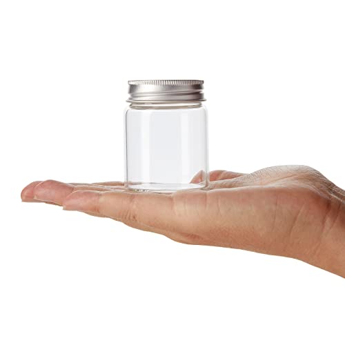 Mini Glass Spice Jars with Lids (5 Count)