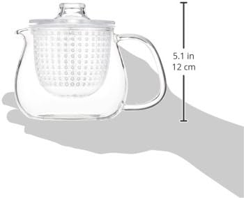 KINTO UNITEA 22909 Teapot, 15.2 fl oz (450 ml), Plastic, Dishwasher Safe, Heat Resistant Glass
