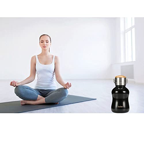 Mini Vacuum Insulated Water Bottle With Bamboo Lid