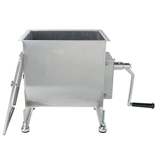 CMI Commercial Stainless Steel Manual Meat Mixers with lid
