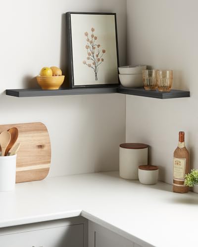 Grey Floating Shelves 22.5in