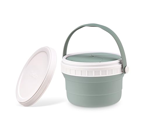 No Spill Silicone Toddler Snack Containers (12 Ounce)