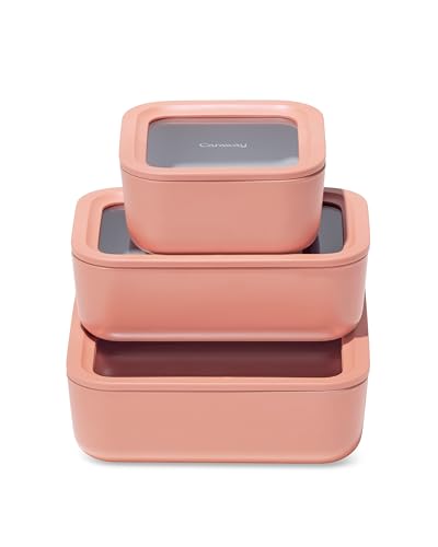 3 Piece Glass Food Storage Container Set (3 Count)