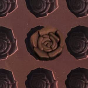 2PCS Rose Flower Chocolate Molds 15 Cavity Silicone Candy Molds Non