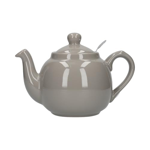 Farmhouse 4 Cup Ceramic Teapot with Removable Infuser and Lid