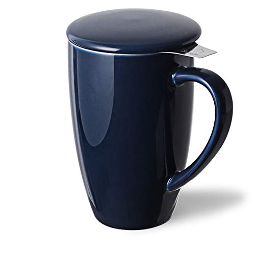 Sweejar Porcelain Tea Infuser Cup with Lid