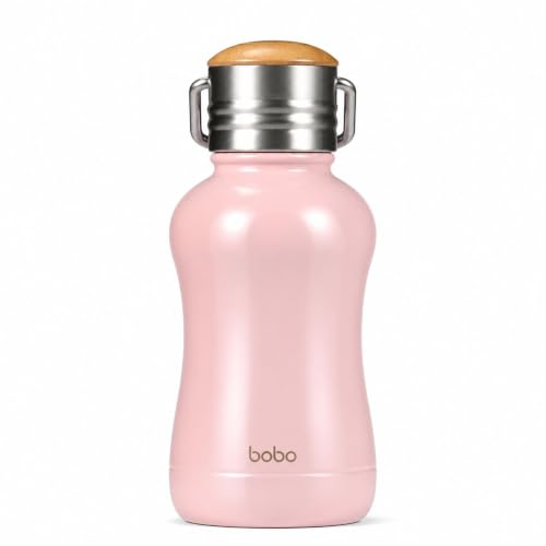 Mini Insulated Water Bottle With Bamboo Lid