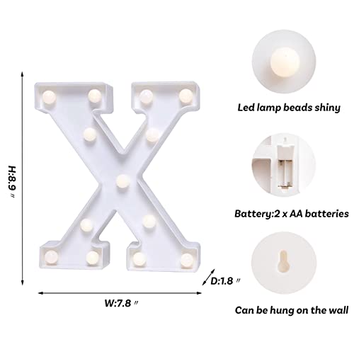 LED Letter Lights Sign Marquee Light Up Letters Sign for Night Light Wedding