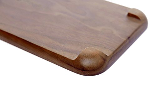 Rustic Walnut Wooden Tray Solid Wood Serving Tray Square Rectangle Platter Tea Tray Coffee Table Tray