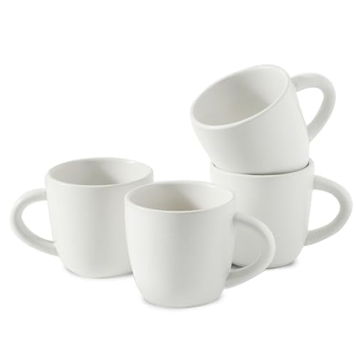 Ceramic Espresso Cups Set (4 Count)
