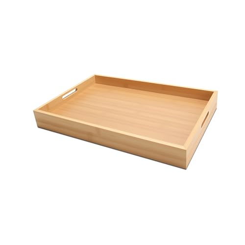 Serving Tray 13"x8.7"x1.5" Small Bamboo Serving Trays