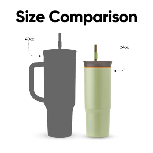 Tumbler Stainless Steel Water Bottle 24 oz Brave Adventures