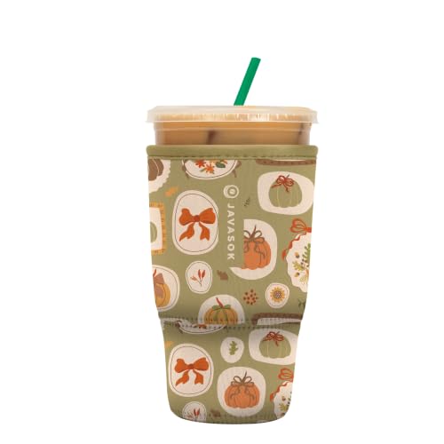 JavaSok Iced Coffee & Cold Soda Insulated Neoprene Cup Sleeve