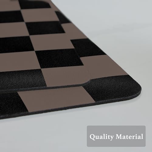 Checkered Dish Drying Mat for Kitchen Counter
