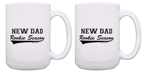 New Dad Rookie Season 15oz Coffee Mug (2 Count)