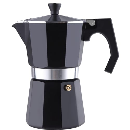 Stovetop Espresso Maker Aluminum Moka Pot 6 Cups Cuban Coffee Maker Stovetop Coffee Maker Moka Italian Espresso