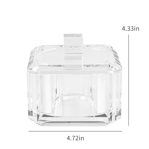 Crystal Candy Dish with Lid Hand