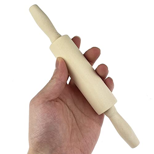 20 Pack Wood Small Rolling Pin for Kids