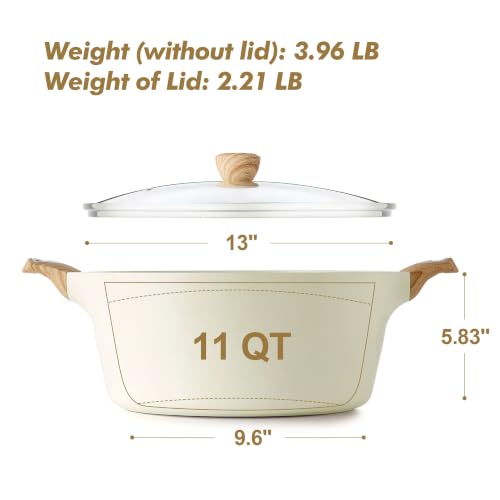 Ceramic Nonstick Stock Pot with Lid