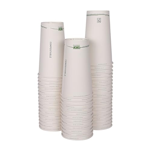 GreenStripe Disposable Paper Hot Cups (50 Count)
